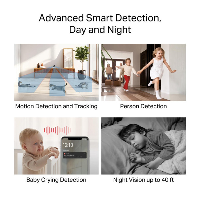 Камера відеоспостереження Mercusys IP-Камера MERCUSYS MC200 FHD N300 microSD motion detection (MC200)