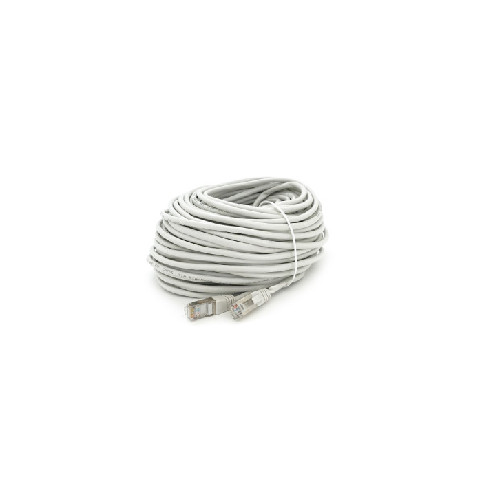 Патч-корд 30м FTP cat.5e, CU, RJ45, grey Merlion (PCM-CU-5E/30G)