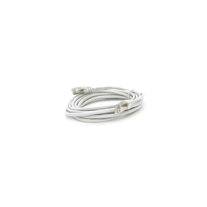 Патч-корд 3м FTP cat.5e, CU, RJ45, grey Merlion (PCM-CU-5E/3G)