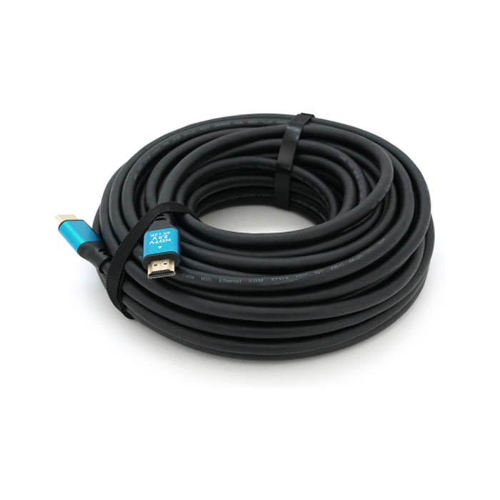 Кабель мультимедійний HDMI M to HDMI M 15.0m V2.0 4Kx2K black Merlion (YT-HDMI(M)/(M)4KV2.0-15m/19121)