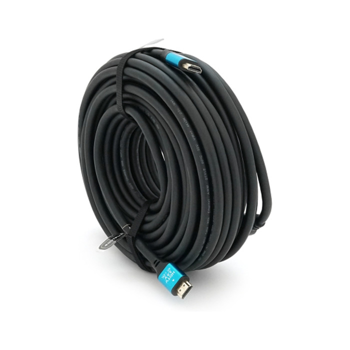 Кабель мультимедійний HDMI M to HDMI M 25.0m V2.0 4Kx2K black Merlion (YT-HDMI(M)/(M)4KV2.0-25m/19123)