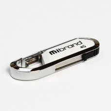 USB флеш накопичувач Mibrand 4GB Aligator White USB 2.0 (MI2.0/AL4U7W)