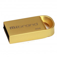 USB флеш накопичувач Mibrand 4GB lynx Gold USB 2.0 (MI2.0/LY4M2G)