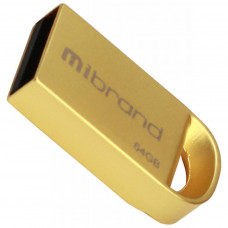 USB флеш накопичувач Mibrand 64GB lynx Gold USB 2.0 (MI2.0/LY64M2G)