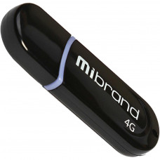 USB флеш накопичувач Mibrand 4GB Panther Black USB 2.0 (MI2.0/PA4P2B)