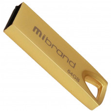 USB флеш накопичувач Mibrand 64GB Taipan Gold USB 2.0 (MI2.0/TA64U2G)