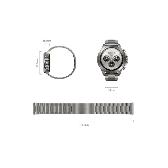 Смарт-годинник Mibro GS Explorer S 48mm Titan XPAW023FT (XPAW023FT)
