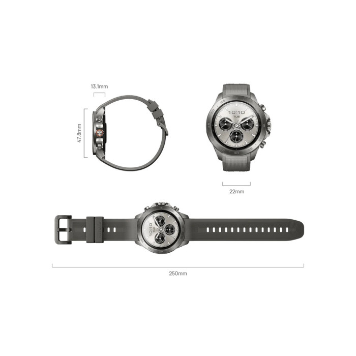 Смарт-годинник Mibro GS Explorer S 48mm Titan-Silicone XPAW023TS (XPAW023TS)