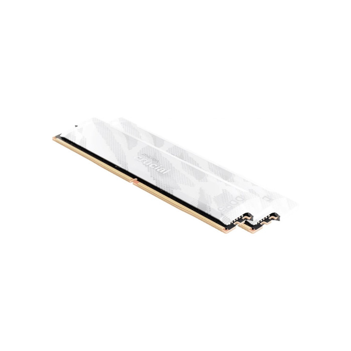 Модуль пам'яті для комп'ютера DDR5 16GB 6400 MHz Pro White Micron (CP16G64C32U5W)