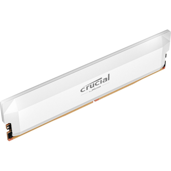 Модуль пам'яті для комп'ютера DDR5 16GB 6400 MHz Pro Overclocking White Micron (CP16G64C38U5W)