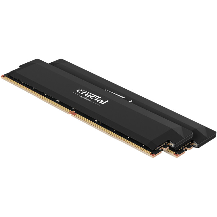Модуль пам'яті для комп'ютера DDR5 64GB (2x32GB) 6400 MHz Pro Overclocking Black Micron (CP2K32G60C40U5B)