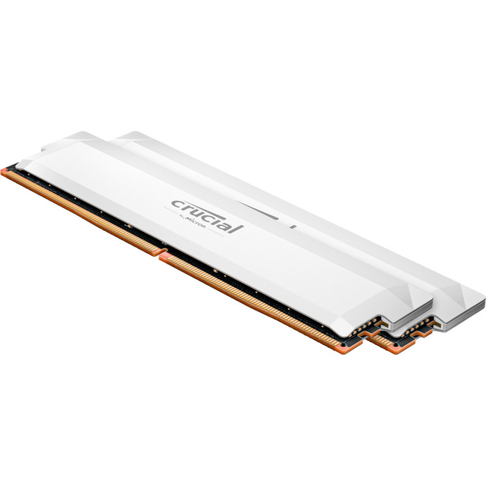 Модуль пам'яті для комп'ютера DDR5 64GB (2x32GB) 6400 MHz Pro Overclocking White Micron (CP2K32G64C40U5W)
