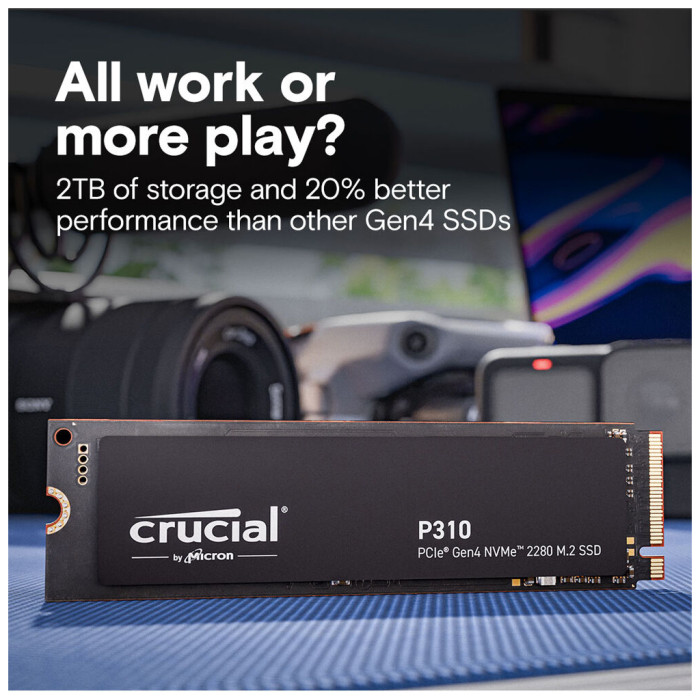 Накопичувач SSD M.2 2280 500GB P310 Micron (CT500P310SSD8)