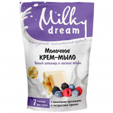 Рідке мило Milky Dream Білий шоколад і лісові ягоди дой-пак 500 мл (4820205301742)