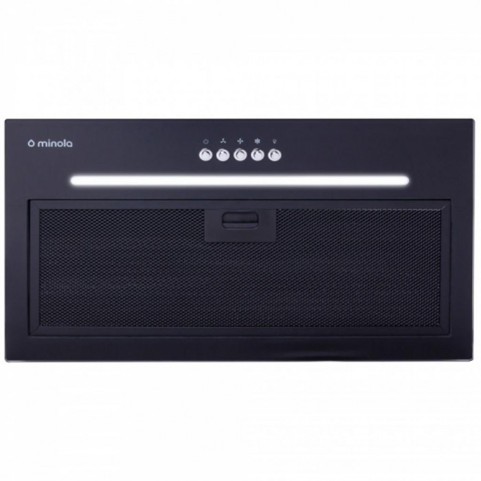 Витяжка кухонна Minola HBI 5264 BL GLASS 700 LED Line