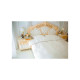 Постільна білизна MirSon Сатин Corner Moko White 220х240 - King Size (2200001484481)