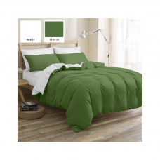 Постільна білизна MirSon Бязь Premium Green Diego (11-2107 + 18-0130) 2х160х220 (2200001709430)