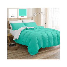 Постільна білизна MirSon Бязь Premium White-mint (11-2107 + 11-2208) 2х160х220 (2200001710757)