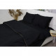 Постільна білизна MirSon Сатин Premium Corner Black Pearl 2х160х220 (2200001717640)