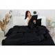 Постільна білизна MirSon Сатин Premium Corner Black Pearl 2х160х220 (2200001717640)