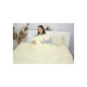 Простирадло MirSon Сатин Premium 0001 Moko White 180х220 см (2200001729667)