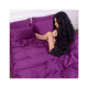 Постільна білизна MirSon Сатин 0846 Lilac 220х240 King Size (2200002025867)