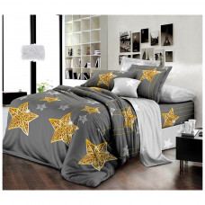 Постільна білизна MirSon Бязь Premium 17-0422 Golden Star Сімейний (2 x 160x220) (2200002949705)