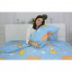 Постільна білизна MirSon Бязь Premium 17-0426 Little astronaut King Size (2200002950015)