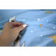 Постільна білизна MirSon Бязь Premium 17-0426 Little astronaut King Size (2200002950015)