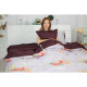 Простирадло MirSon Сатин Premium 22-1249 Wild flower 200х220 см (2200002954112)