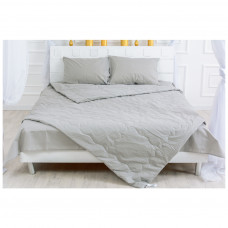 Ковдра MirSon антиалергенна Літня з Eco-Soft №2339 Light Gray 110x140 (2200003027600)