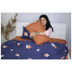 Постільна білизна MirSon Бязь Premium 17-0442 Blue orange 200х220 (2200003074017)