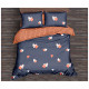 Постільна білизна MirSon Бязь Premium 17-0442 Blue orange 160х220 (2200003074055)