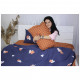Постільна білизна MirSon Бязь Premium 17-0442 Blue orange 160х220 (2200003074055)