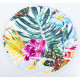 Рушник MirSon пляжний №5062 Summer Time Tropic 150x150 см (2200003180886)