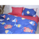 Постільна білизна MirSon Бязь Premium 17-0466 Fish are fabulous Двоспальний (2200003327601)