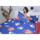 Постільна білизна MirSon Бязь Premium 17-0466 Fish are fabulous Сімейний 160x220 (2200003328783)