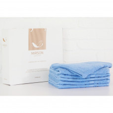 Рушник MirSon набір банних 5072 Elite SoftNess Cornflower 50х90 6 шт (2200003523966)