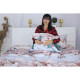 Постільна білизна MirSon Сатин 22-1284 Spring flowering King Size (2200003591828)