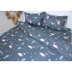 Постільна білизна MirSon Сатин 22-1289 Flamingo King Size (2200003603354)