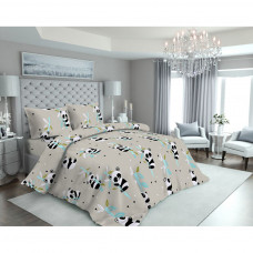 Постільна білизна MirSon Бязь 17-0504 Panda is gray Сімейний (2200003617030)