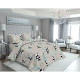 Постільна білизна MirSon Бязь 17-0504 Panda is gray Сімейний 160x220 (2200003618044)