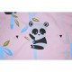 Постільна білизна MirSon Бязь 17-0505 Panda pink Дитячий (2200003619270)