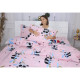 Постільна білизна MirSon Бязь 17-0505 Panda pink Сімейний 160x220 (2200003620320)