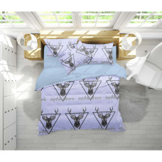 Постільна білизна MirSon Бязь 17-0514 Noble deers King Size (2200003640106)