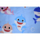 Постільна білизна MirSon Бязь 17-0521 Sharks blue King Size (2200003656060)