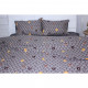 Постільна білизна MirSon Бязь 17-0526 Fabulous forest grey King Size (2200003667462)