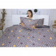 Постільна білизна MirSon Бязь 17-0526 Fabulous forest grey King Size (2200003667462)