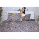Постільна білизна MirSon Бязь 17-0526 Fabulous forest grey King Size (2200003667462)