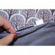Постільна білизна MirSon Бязь 17-0526 Fabulous forest grey King Size (2200003667462)